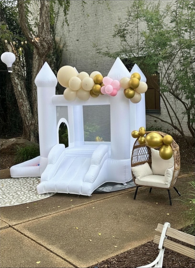 Mini White Castle Bounce House